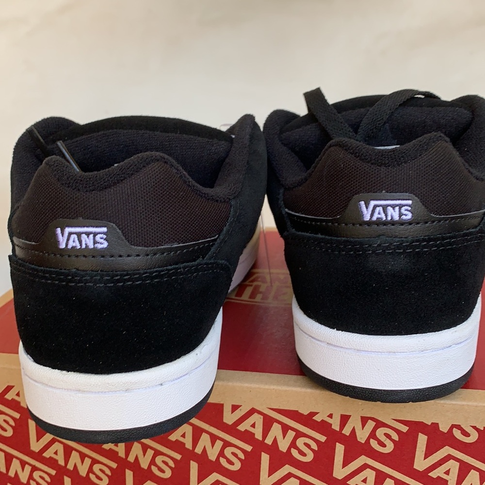 VANS DOCKET SUEDE BLACK/WHITE Men’s - Picture 11 of 16